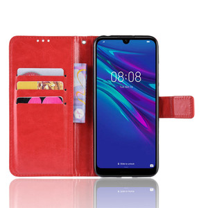 Custodia a Portafoglio in Pelle PU per <span class=keywords><strong>Huawei</strong></span> <span class=keywords><strong>Y5</strong></span> (<span class=keywords><strong>2019</strong></span>) con Chiusura Magnetica, Design Antiurto, Supporto e Scomparti per Carte in TPU Morbido - Product Image 2