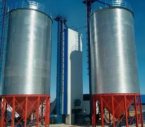 Silos in acciaio ondulato a caldo silos per grano 50T-10000T cilo contenitori silo per stoccaggio di cereali