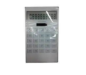 Moderne Klassieke 10 Digitale Zonne-Energie Grote Desktop Wetenschappelijke Calculator