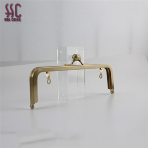 Promotionnel 8*3 pouces sac à main en métal cadre baiser serrure sac cadre & ball fermoir de bourse en métal cadre - Product Image 3