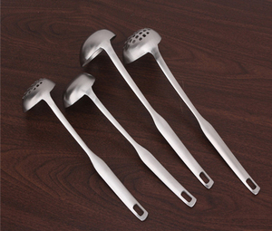 الحديثة شنقا إناء مجموعة المعادن الأرز سكوب مغرفة حساء المطبخ مقشدة - Product Image 3