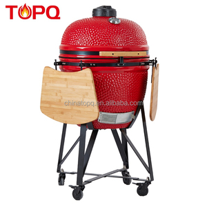 Topq terracota horno asador mesitas con <span class=keywords><strong>ruedas</strong></span>/Tailandés <span class=keywords><strong>barbacoa</strong></span> de <span class=keywords><strong>carbón</strong></span> con portátil plegable Mesa Redonda - Product Image 1