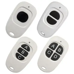 1 Botão Universal Keyless Eletrônica Porta Portão Abridor Fixo Aprendizagem Código RF Sem Fio 433MHz Controle Remoto