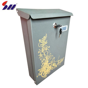 Montado en la pared exterior bloqueable <span class=keywords><strong>Buzón</strong></span> <span class=keywords><strong>de</strong></span> acero/Carta - Product Image 1
