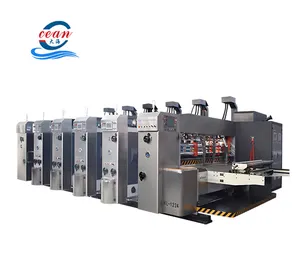 3 겹, 5 겹 및 7 겹 판지 Printing Machine/골 상자 Waterink Printer/carton Box Flexo