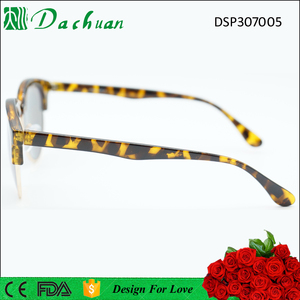 Classic demi marrón espejo recubrimiento azul de inyección de plástico gafas de sol para hombre - Product Image 3