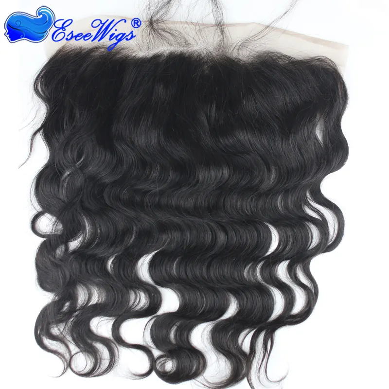Virgin Brazilian Hair Lace Frontal Closure Body Wave 13x4 human hair lace frontal bleached knots