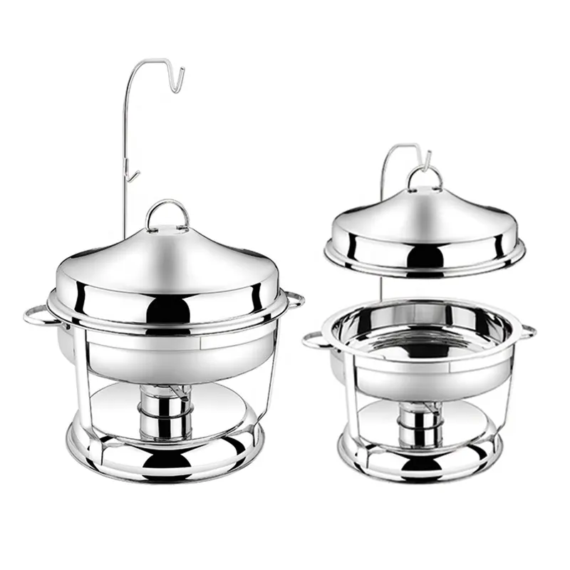 ¡Venta al por mayor! Plato de chafing colgante de acero inoxidable para buffet