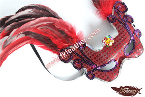 Pas cher Masques Vénitiens Cock Plume <span class=keywords><strong>Masque</strong></span> Et <span class=keywords><strong>Masque</strong></span> Vénitien Pour Fournisseurs Partie D'événement - Product Image 4
