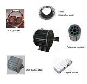 Ba pha 220V/380V/400V gió điện tuabin thủy điện 100rpm-300RPM tốc độ phạm vi 10KW Công suất nam châm vĩnh cửu năng lượng tái tạo - Product Image 4