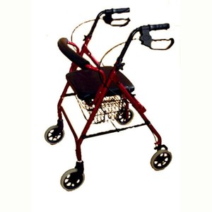 Déambulateur en aluminium à <span class=keywords><strong>4</strong></span> roues pour personnes âgées et handicapées - Product Image 5