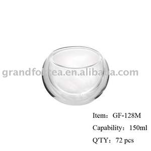 GF-128S A Doppia Parete di <span class=keywords><strong>Vetro</strong></span> Tazza <span class=keywords><strong>Da</strong></span> Tè Con Manico - Product Image 2