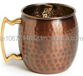 Material metálico y tazas Vasos Tipo Tazas de cobre martillado - Product Image 2