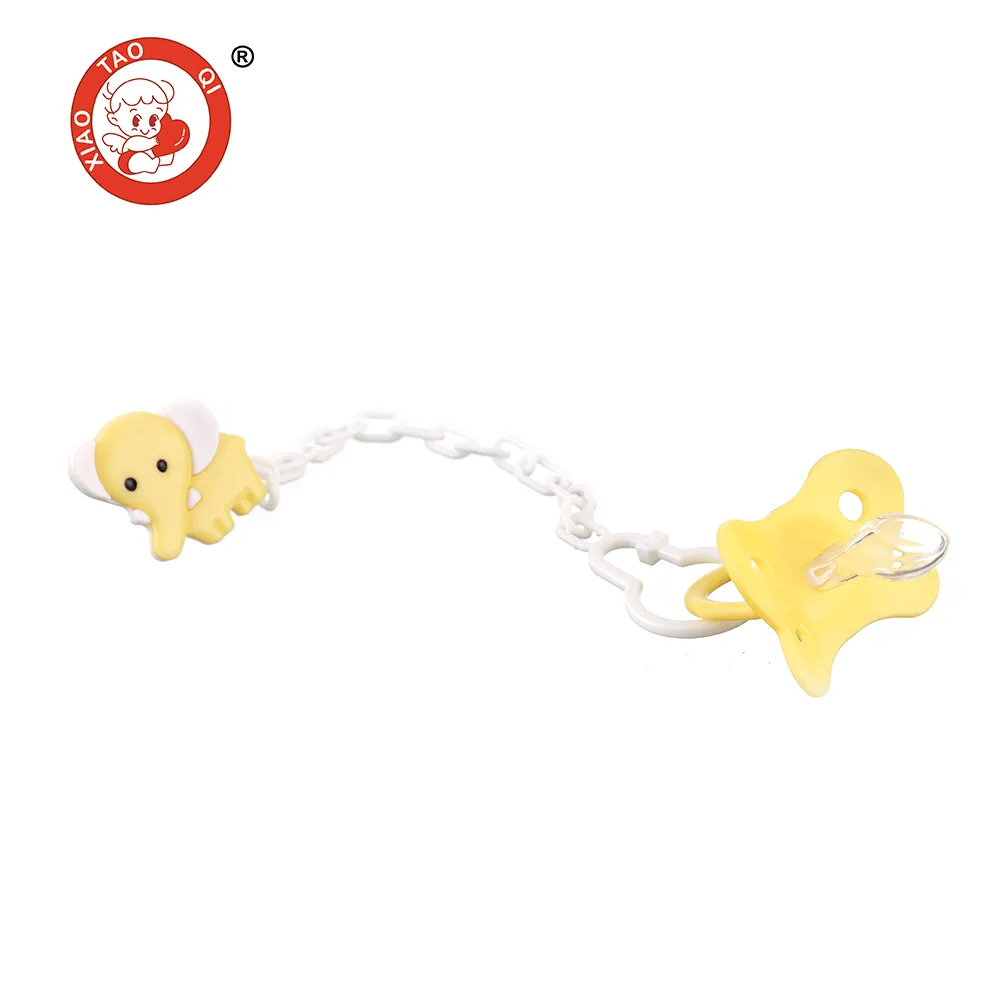 Clip Tepel Fopspeen Grote Plastic Voor Baby Hart Standaard Bpa Gratis Animal Tepel