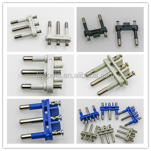 Inserción de enchufe italiano IT-105, CEI, 4,0 MM, 10A, 2 pines, 2 polos, 2 clavijas, semiaislado - Product Image 3