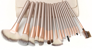<span class=keywords><strong>Makeup</strong></span> <span class=keywords><strong>Forever</strong></span> ชุดแปรงชุดเครื่องมือแต่งหน้าและไม้ Handle ชุดแปรงผมแพะวัสดุหรูหราชุดแปรงแต่งหน้าพร้อมกระเป๋า PU - Product Image 2