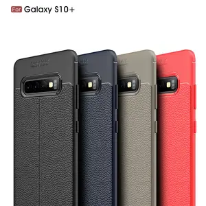 Anti slip 질감 Leather Case 대 한 Samsung Galaxy s10 plus Case