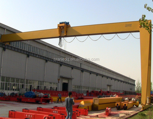 נייד קטן חצי ציור מנוף Gantry 5 טון, 10 טון רכבת רכוב מחיר 12 טון גוליית מנוף מנוף Gantry למכירה - Product Image 1