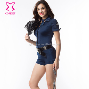 <span class=keywords><strong>Disfraz</strong></span> <span class=keywords><strong>de</strong></span> <span class=keywords><strong>Halloween</strong></span> Corzzet, Atuendo Sexy <span class=keywords><strong>de</strong></span> <span class=keywords><strong>Mujer</strong></span> Policía para Cosplay - Product Image 3