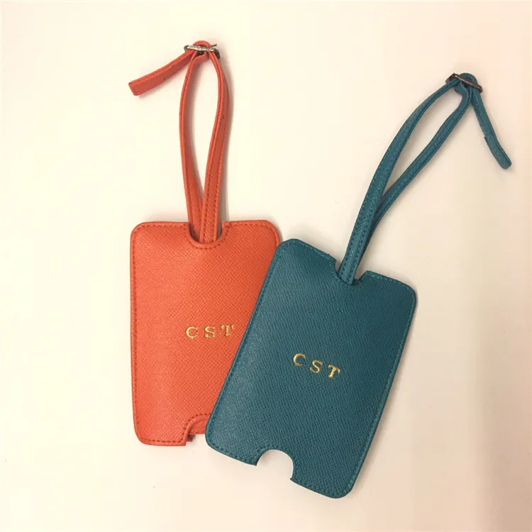 Saffiano — sac de voyage en cuir, personnalisable, avec nom et tiroirs, pour bagages, 100 pièces