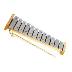 Percussion xylophone with metal keys,mucial instrument glockenspiel xylophone for sale