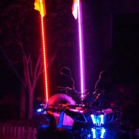 Nouveau drapeau de sécurité LED, barre lumineuse combinée, faisceau en ambre pour tous les véhicules