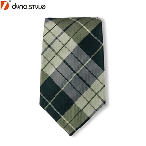 ผู้ชายแฟชั่นโพลีเอสเตอร์ตรวจสอบลายสก๊อตผู้ชายคอผูกสำหรับ Ebay Lazada Shopee - Product Image 2