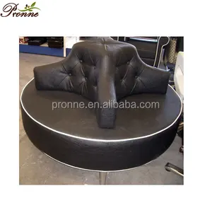 Beat selling modern round waiting sofa chair for nail salon