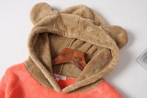 Speciale off di promozione Delle Donne Molle sveglio Pet Lover orso cappuccio Pigiama di Flanella pullover <span class=keywords><strong>pantaloni</strong></span> lunghi della ragazza Pigiama di Flanella set - Product Image 3