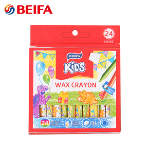 BeifaブランドCY0005プロフェッショナル24色子供用無毒クレヨン - Product Image 5