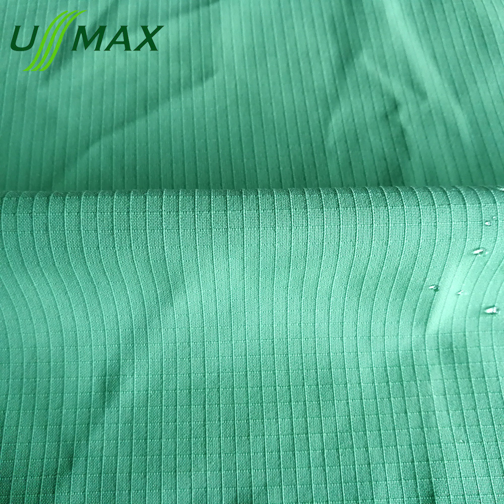 100% Nylon 0.3*0.3mm Ripstop Waterproof Taslon for Outdoor Jackets and Sports Wears