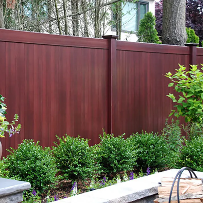 Gizlilik PVC çit için bahçe çit üst vinil Fentech beyaz eskrim, Trellis & Gates plastik doğa basıncı arıtılmış ahşap tip