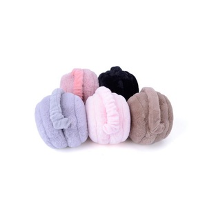 縮れて折りたたみ可能な北極スエード生地ユニセックス冬用イヤーマフ - Product Image 4