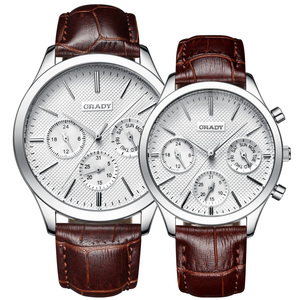 Reloj de pulsera de cuarzo japonés para hombre, cronógrafo multifuncional trasero de acero inoxidable, nuevo producto - Product Image 4