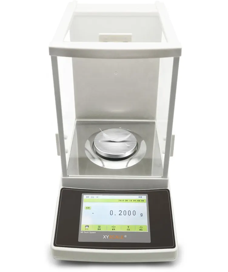 220g 0.1mg 0.0001g FA2204T types of touch screen analytical balance with percentage functions