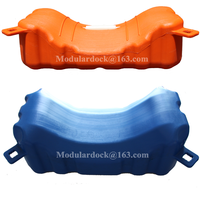 Briques flottantes Dock Pro HDPE pour rampes de quai pour bateaux 500x500x400mm