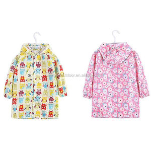 Impermeable Infantil Económico de China con Diseño de Animales de Dibujos Animados, Impermeable de Buena Calidad con Diseño de Búho, Poncho de Nailon para Niños - Product Image 6