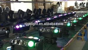 Faro Mobile a Fascio LED RGBW 4IN1 a 8 Teste, 80W, 8*10W, Illuminazione DJ a Colori Completi, Vendita Calda - Product Image 4