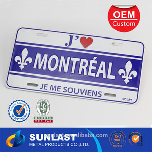 Sunlast a granel barato 3D estándar europeo placa de licencia tamaño OEM403 - Product Image 1