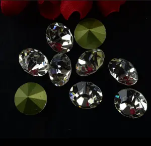 Nickel free MC pointback rhinestone crystal chaton , lead free point back rhinestone for jewel buckles