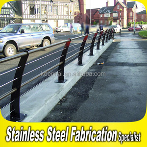 Design moderne 304 en acier inoxydable main courante verre escalier extérieur <span class=keywords><strong>rampe</strong></span> - Product Image 1