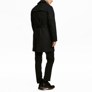 El último diseño clásico hombres <span class=keywords><strong>gabardina</strong></span> doble de pecho largo <span class=keywords><strong>Trench</strong></span> Coat - Product Image 2