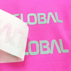 Großhandel Hot Markenname Offsetdruck T-Shirt Größe Hals Plast isol Logo Wasser basierte Tagless Wärme übertragungs etikett