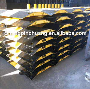 थोक सड़क यातायात सुरक्षा ट्रक वाहन धीमी नीचे reducer बाधा भारी शुल्क स्टील गति ब्रेकर टक्कर धातु गति कूबड़ - Product Image 4