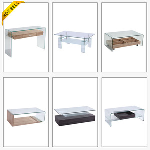 Miễn phí thủy tinh mẫu bằng gỗ hàng đầu center bảng thiết kế giá rẻ bán buôn đồ nội thất bằng gỗ teapoy - Product Image 4