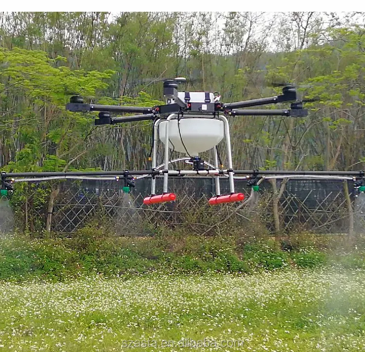 New design intelligent agriculture fumigation irrigation drone for farmers pesticides spraying uav 10L payload UAV aircraft