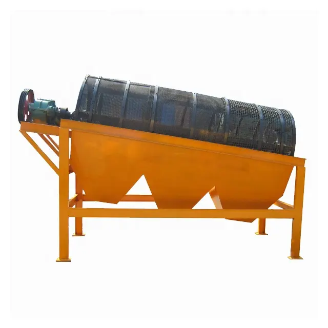 China Top Supplier sand and stone separating machine rotary drum trommel screen