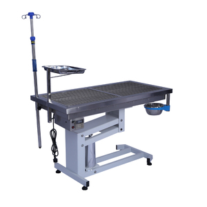 Bàn Điều Khiển Vet Áp Suất Thủy Lực Điện Nâng Bằng Thép Không Gỉ Bàn Ướt Thú Y - Product Image 5