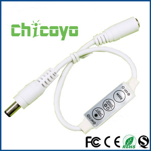 DC5-24V <span class=keywords><strong>Mini</strong></span> A Tre Pulsanti LED Dimmer con micro unità di controllo per singolo colore ha condotto le luci - Product Image 2
