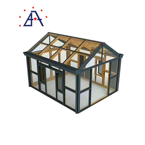 Solárium Prefabricado Independiente con Marco de Aluminio, Techo Solar, Ventana de Vidrio Templado, para Jardín, Casa - Product Image 4